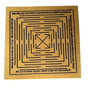 Northwoods CC Rubber Stamps Lantern Making Party Decoration CCP593 Cards Crafts